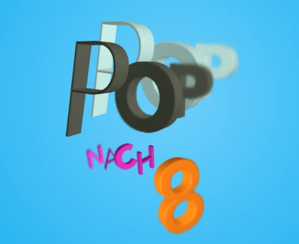 Buntes Pop-nach-8-Podcast-Durcheinander