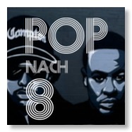 N.W.A. und das Pop-nach-8-Logo