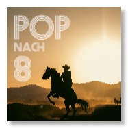 Pop nach 8 Logo und ein Cowboy