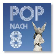 Pop nach 8 Logo und ein Engel