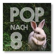 Pop nach 8 Logo und ein Hase