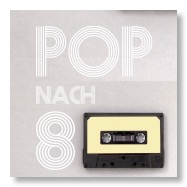 Pop nach 8 Logo und eine Cassette
