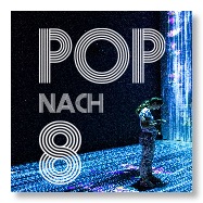 Junge Frau und Pop nach 8 Logo